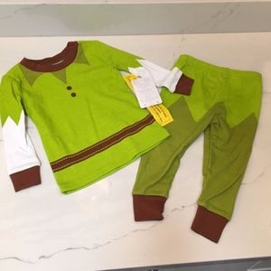 Disney Baby Peter Pan PJ's 12-18 mo NWT